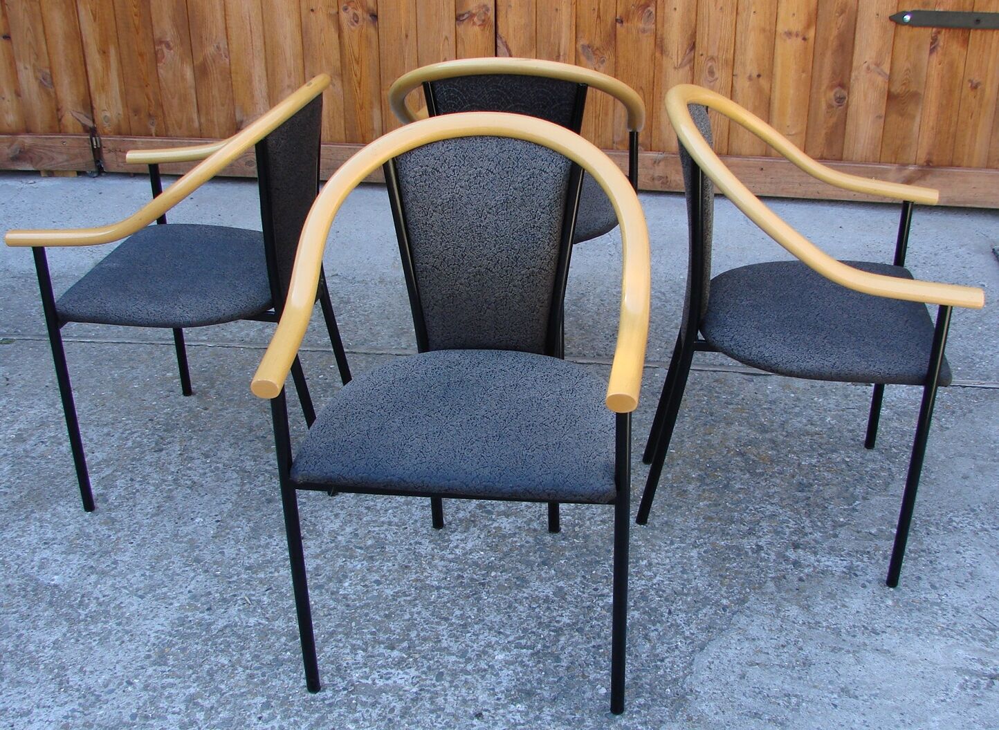 Ensemble de 4 chaises, années 1970