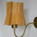 Mid century Modern Wall Sconce Lamp Floral Shape