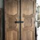 Pair of cupboard doors - Oak, late 18th century