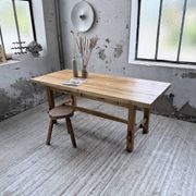 Table mobilier montagne 1950 hêtre massif