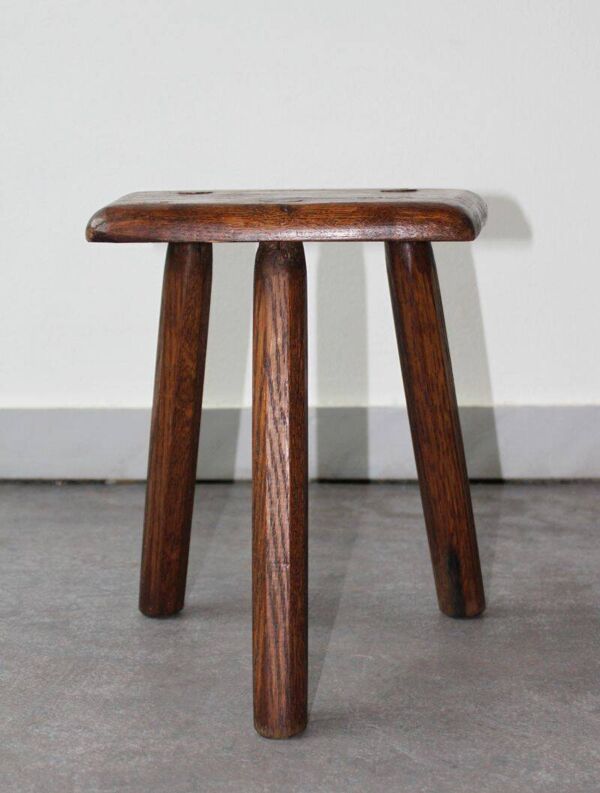 Tabouret brustaliste tripode, 50's.