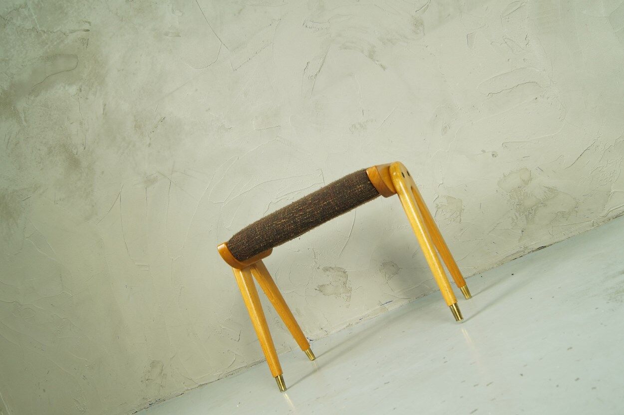 Mid-century Swedish ottoman, 1960s