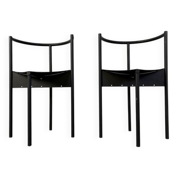 Pair of Wendy Wright chairs by Philippe Starck, 1986