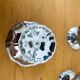 Vintage stainless steel ice cream bowls in a set of 6.