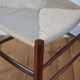 Rare set of 6 vintage Italian rope chairs by Eredi Marelli, 1950