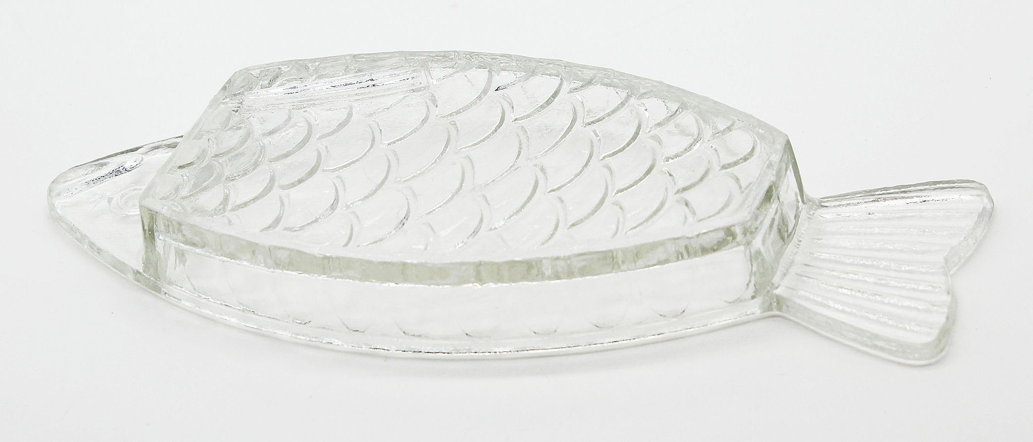 Ramequin vintage glass fish