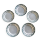 5 antique ironstone plates from Moulin des Loups.