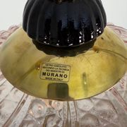 Suspension en verre de Murano soufflé et laiton