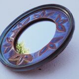 Vintage ceramic mirror dequeker