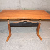 Transformable coffee table teak 60s