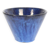 Hand-glazed mid-century plant pot by TDV / 1960s / 1970s