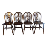 4 Scandinavian Windsor chairs