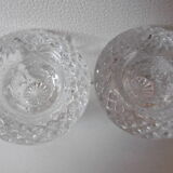Vintage cut crystal candlesticks