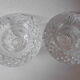 Vintage cut crystal candlesticks