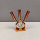 Fruit knife set, Art Deco. Sollingen Germany 1920-40s