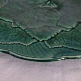 Service à dessert feuilles de vignes barbotine Gien vintage