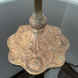 Lampe art nouveau 1900 en bronze