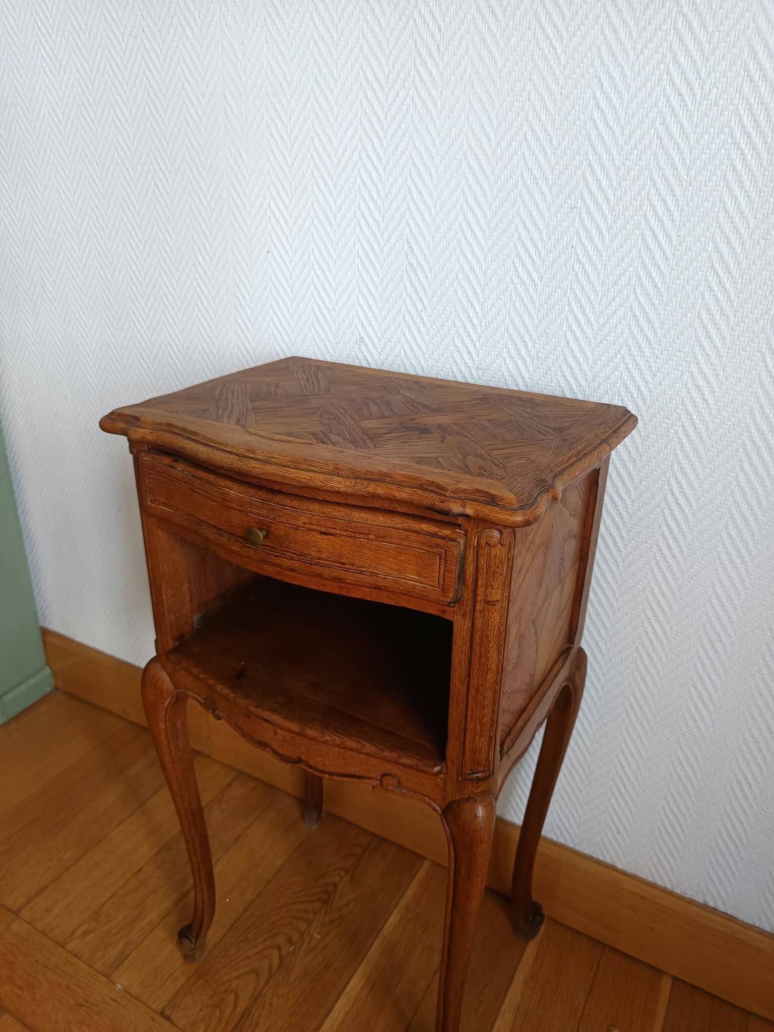 Louis XV style bedside table