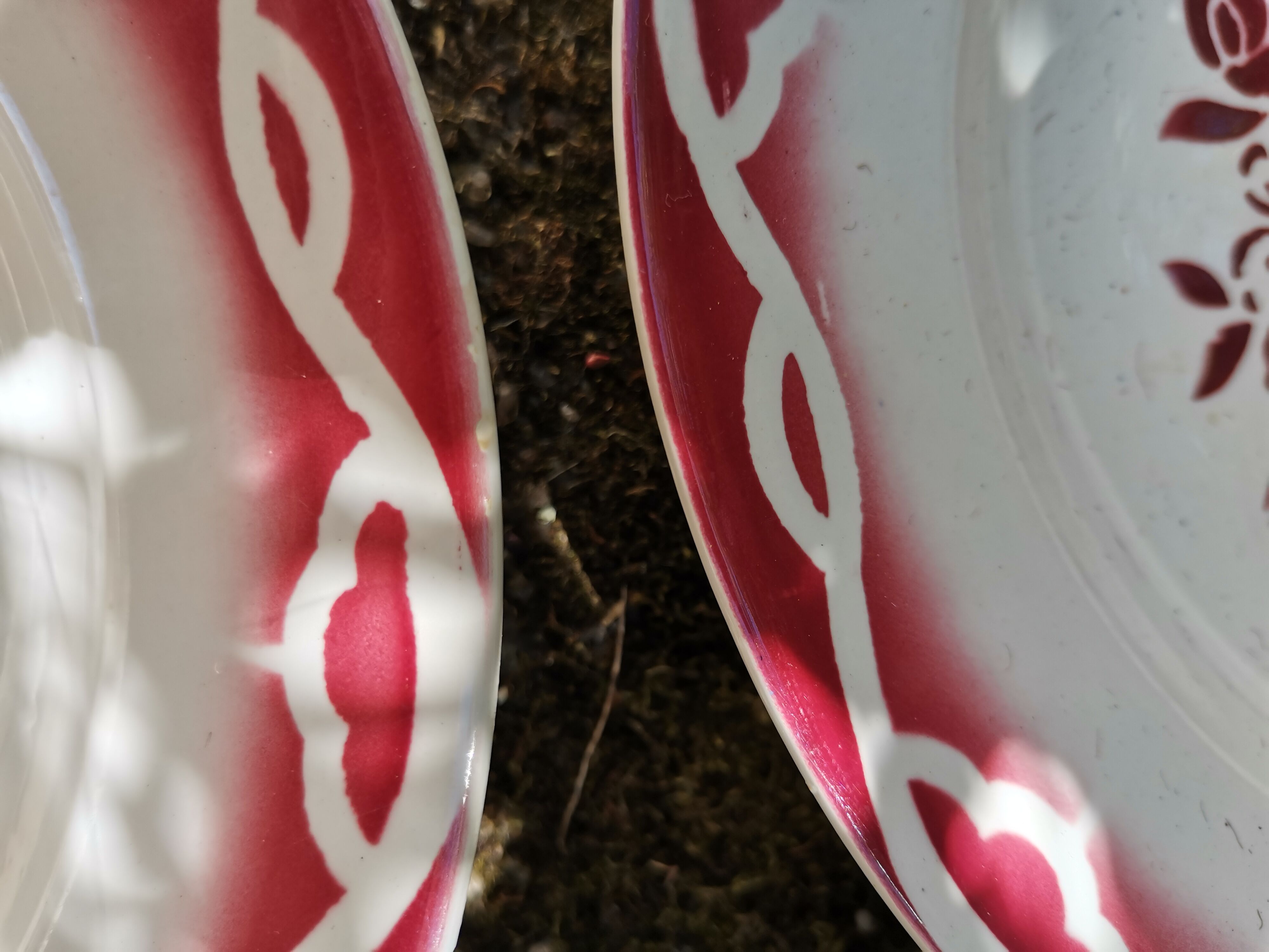 3 hollow plates Digoin Odette