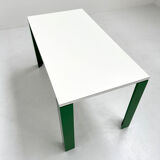Eretteo dining table with green feet by Orni Halloween for Artemide, 1970
