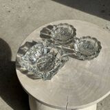 Small glass ashtray in the shape of a flower France Reims Brand MO