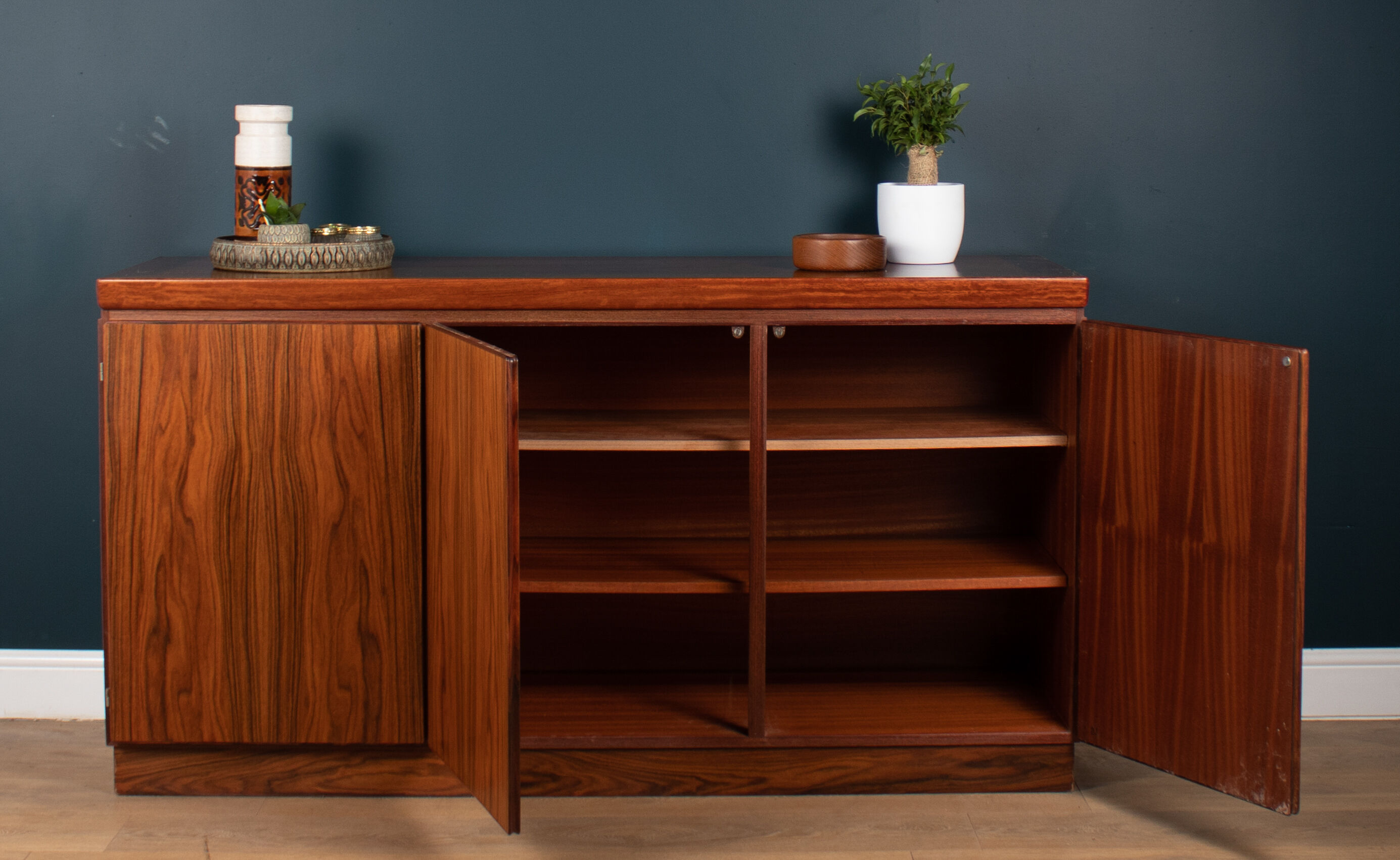 Retro 1970s Danish Rosewood Sideboard By Skovby Møbelfabrik Denmark