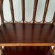 Vintage library 4 levels - wood, bamboo and rattan - retro 80s