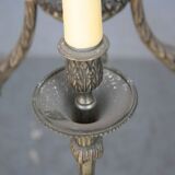 Gloss metal silver style Louis XVI