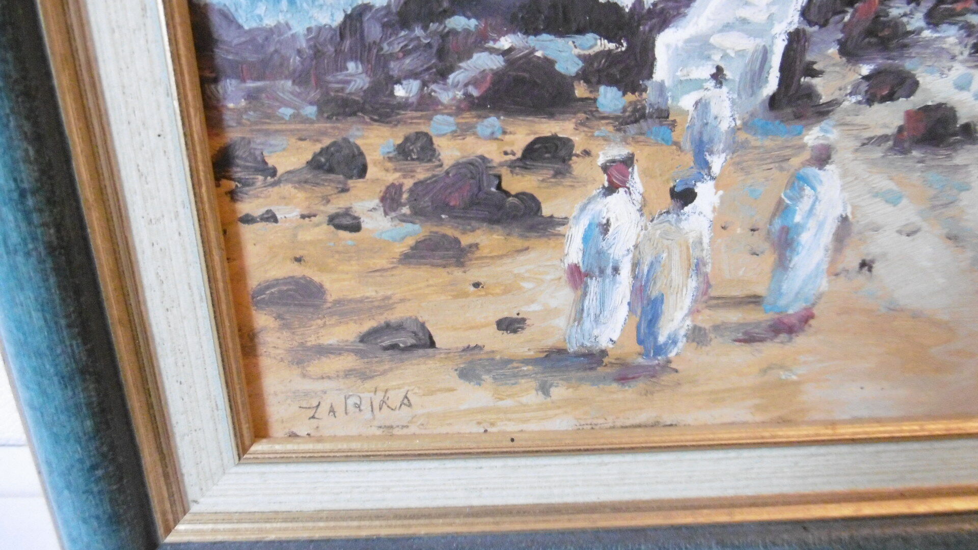 Orientalist painting signed