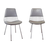 Pair of wired chairs