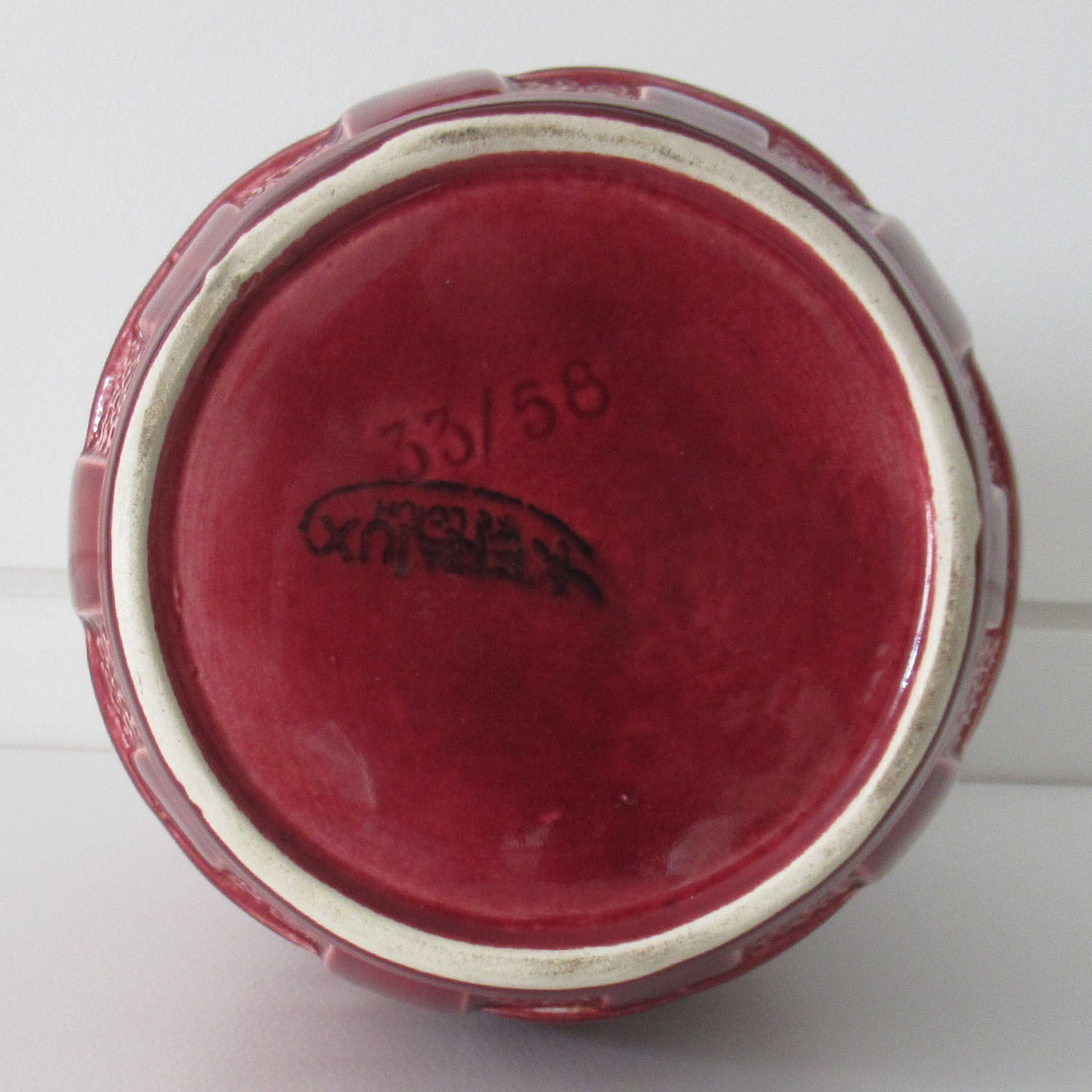 Keralux Vase 33/58 - E. D'Hossche , 1958