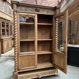 Late 19th century oak library