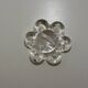 4 Clear Glass Knife Rests - Pukkeberg - Sweden - 1970