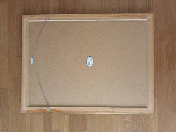 Dessins au crayon et aquarelle encadrés, inspiration d’art décoratif, XIXe