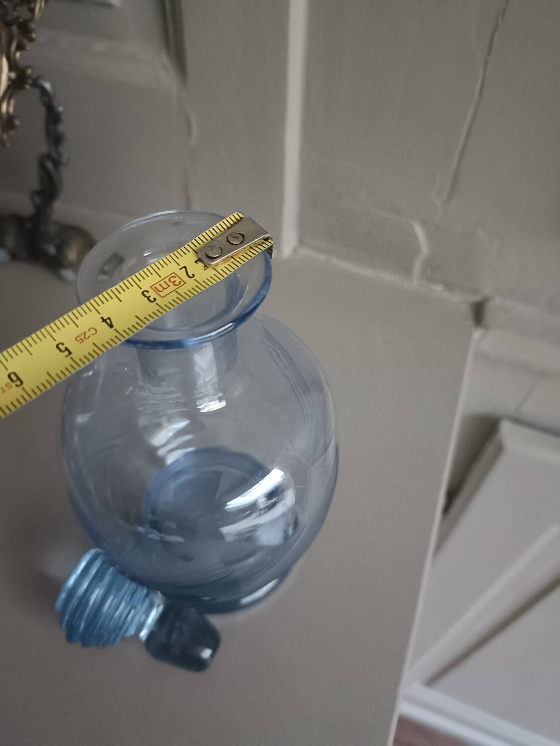 Carafe bleue Art Déco