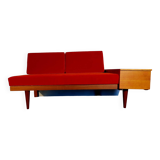 Teak daybed sofa by Ingmar Relling, Scandinavian vintage 1960s