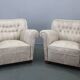 Pair of Art Deco club armchairs, Czechoslovakia, 1940s