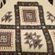 Tunisian hand-woven rug, pure wool, 295/202