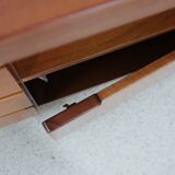 Vintage walnut sideboard Mobil Girgi 1970s