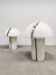 Vintage pair Mushroom table lamps