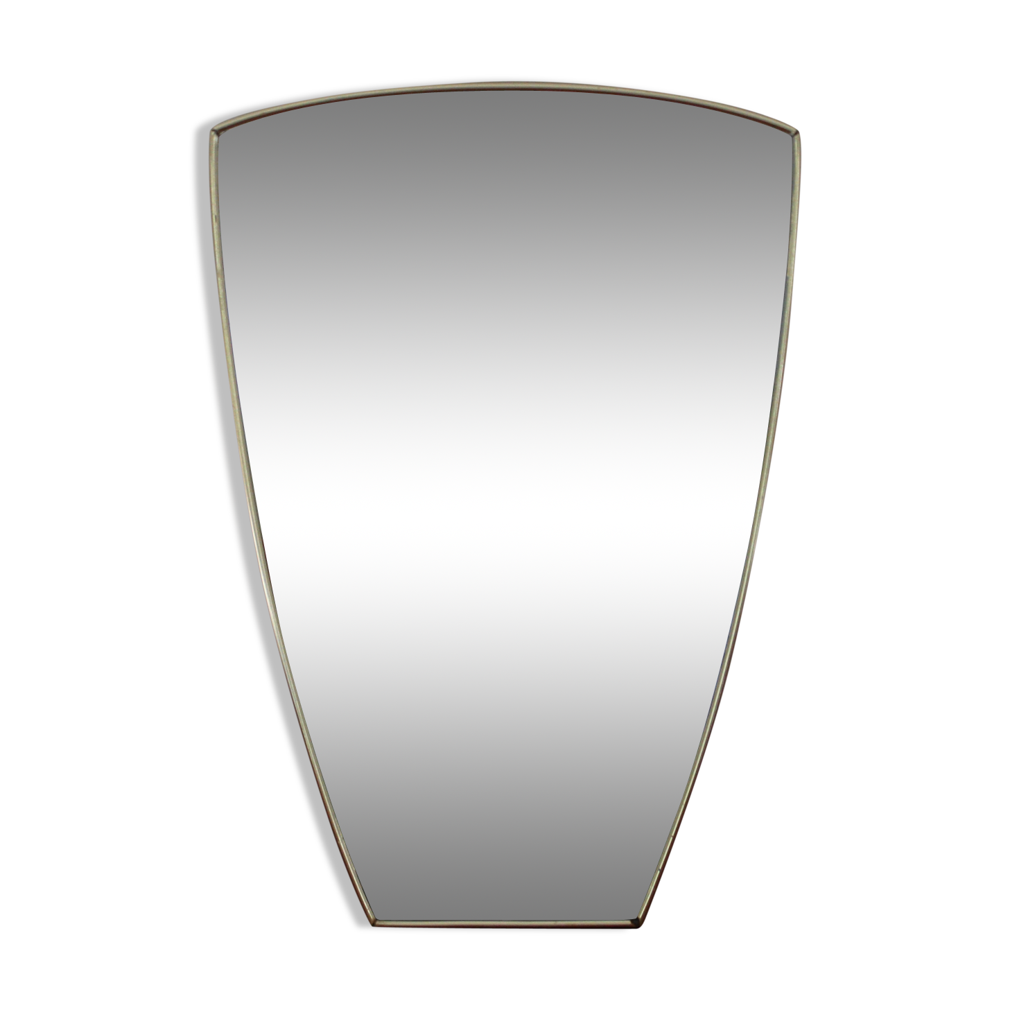 Miroir asymétrique en laiton