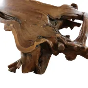 Large sculptural root wood coffee table – circa 1970