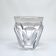 Baccarat crystal glass, Talleyrand Harcourt pattern, 8.5 cm, vintage 1970