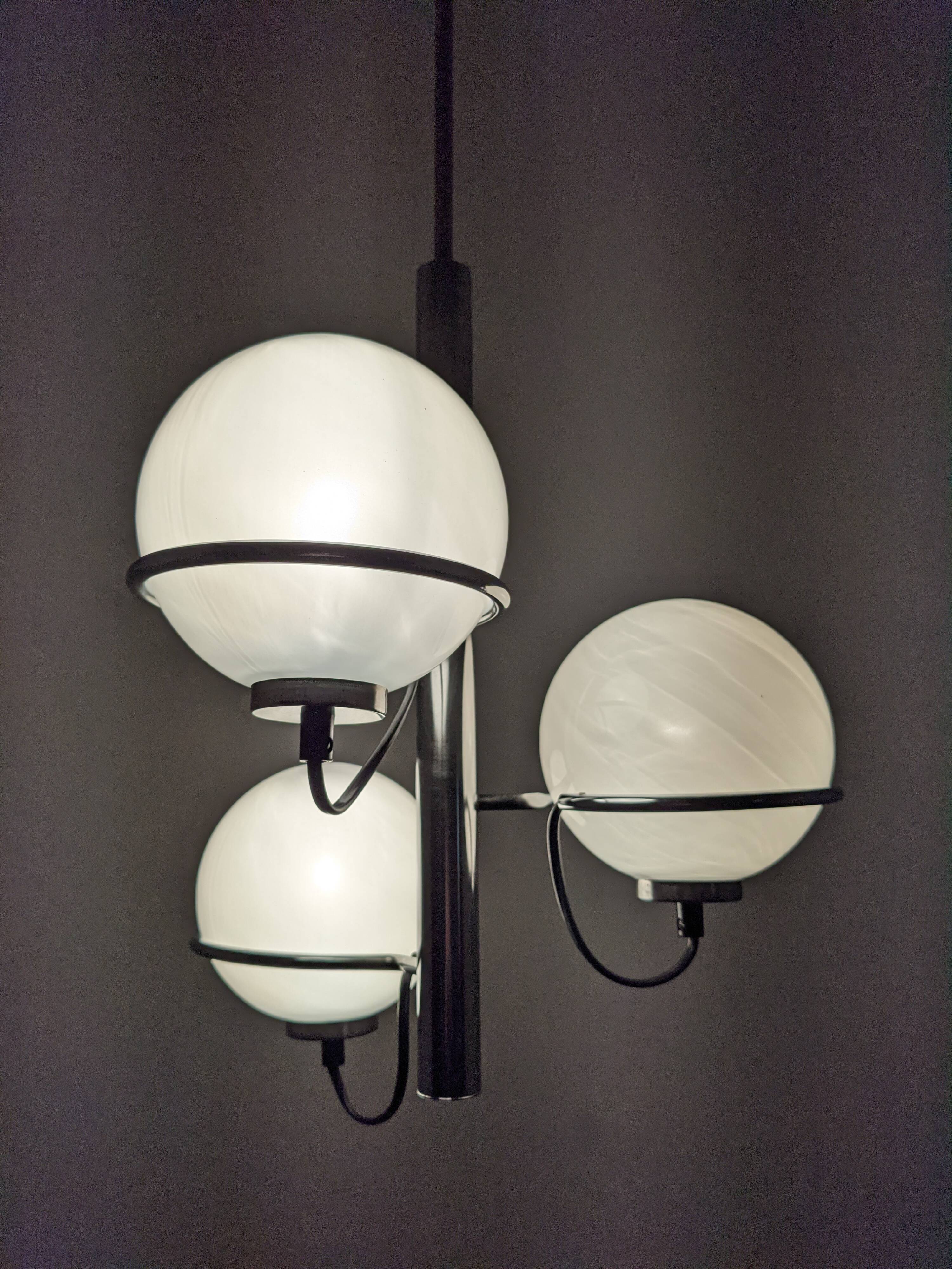 70s space age chandelier