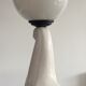 Vintage elephant lamp ceramic and opaline