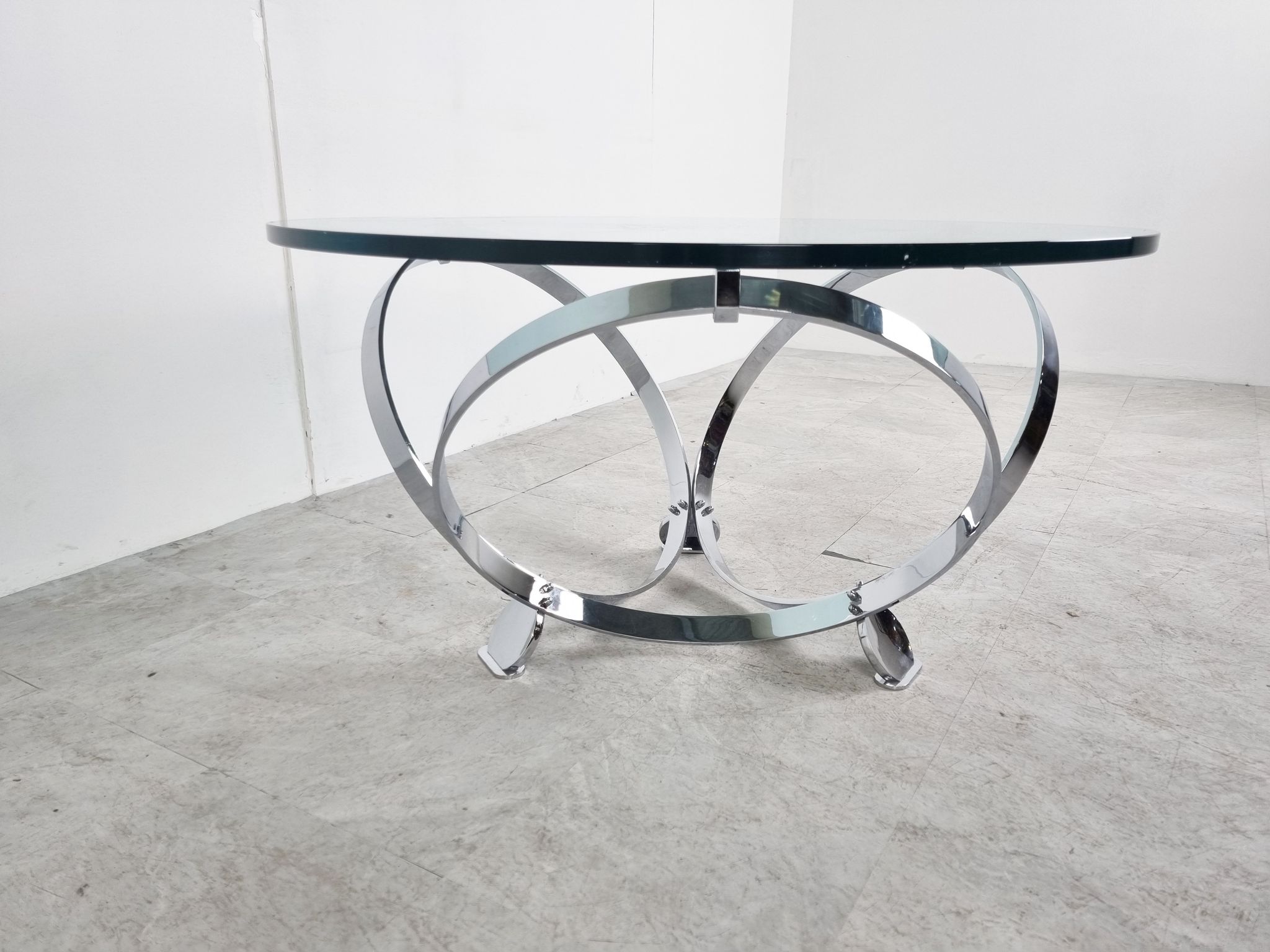 Table basse diamant vintage par Knut Hesterberg années 1960