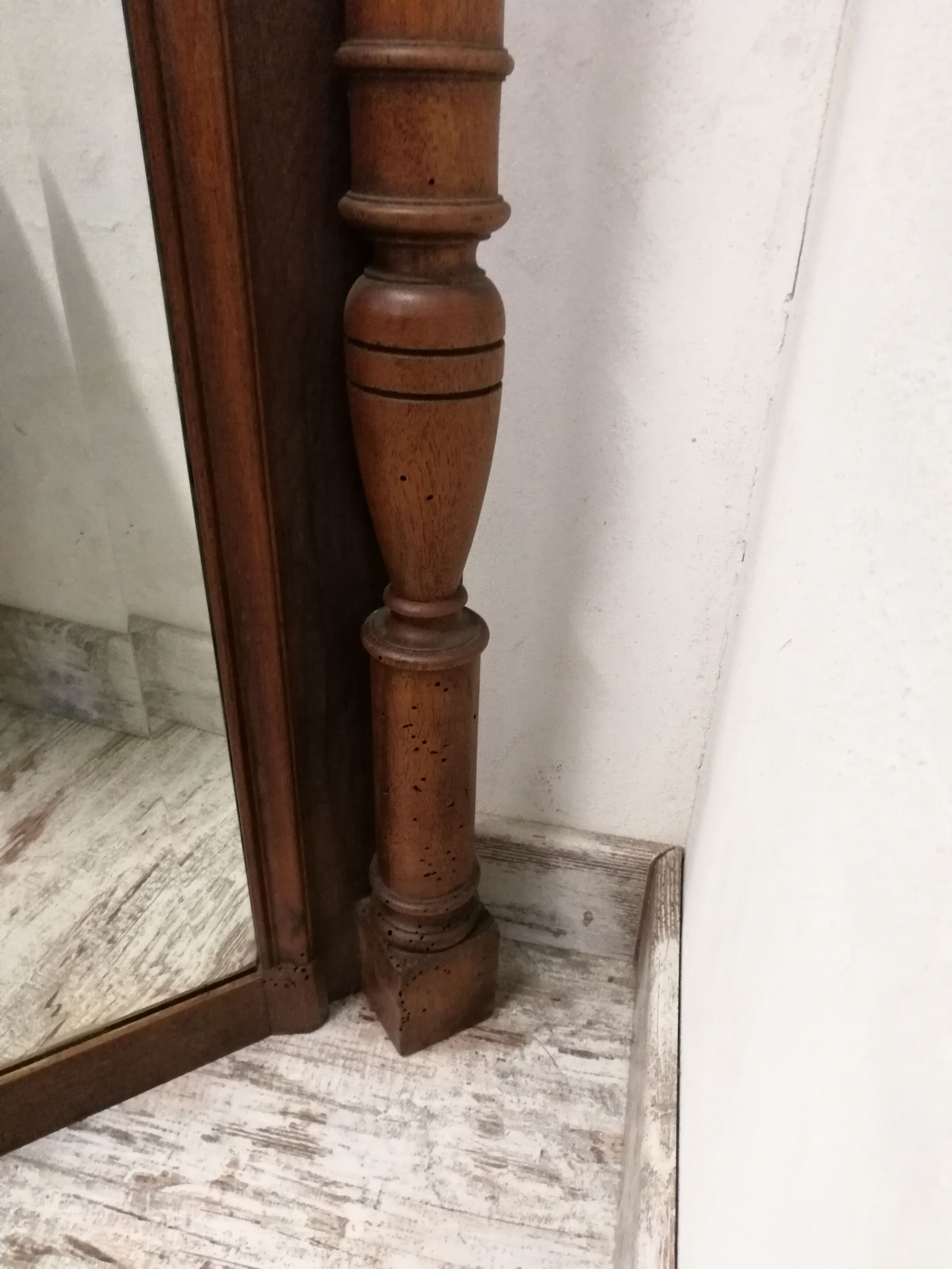 Antique trumeau mirror