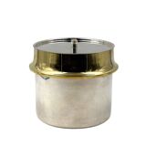 Hollywood regency gold Ice Bucket, Italy ca. 1980s