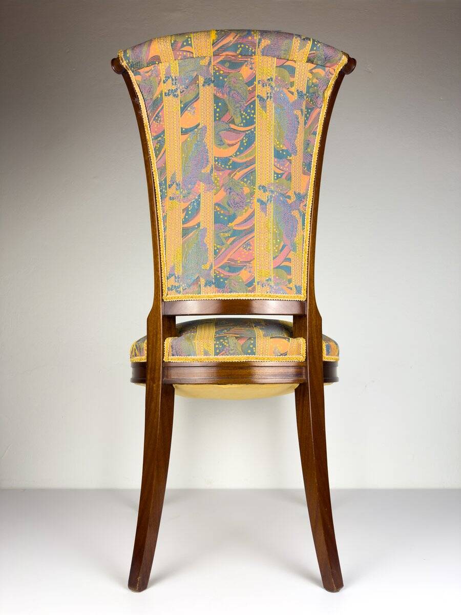 Vintage dining chairs, Italy, 1950s, set of 4