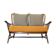Ercol Springtime mustard yellow sofa